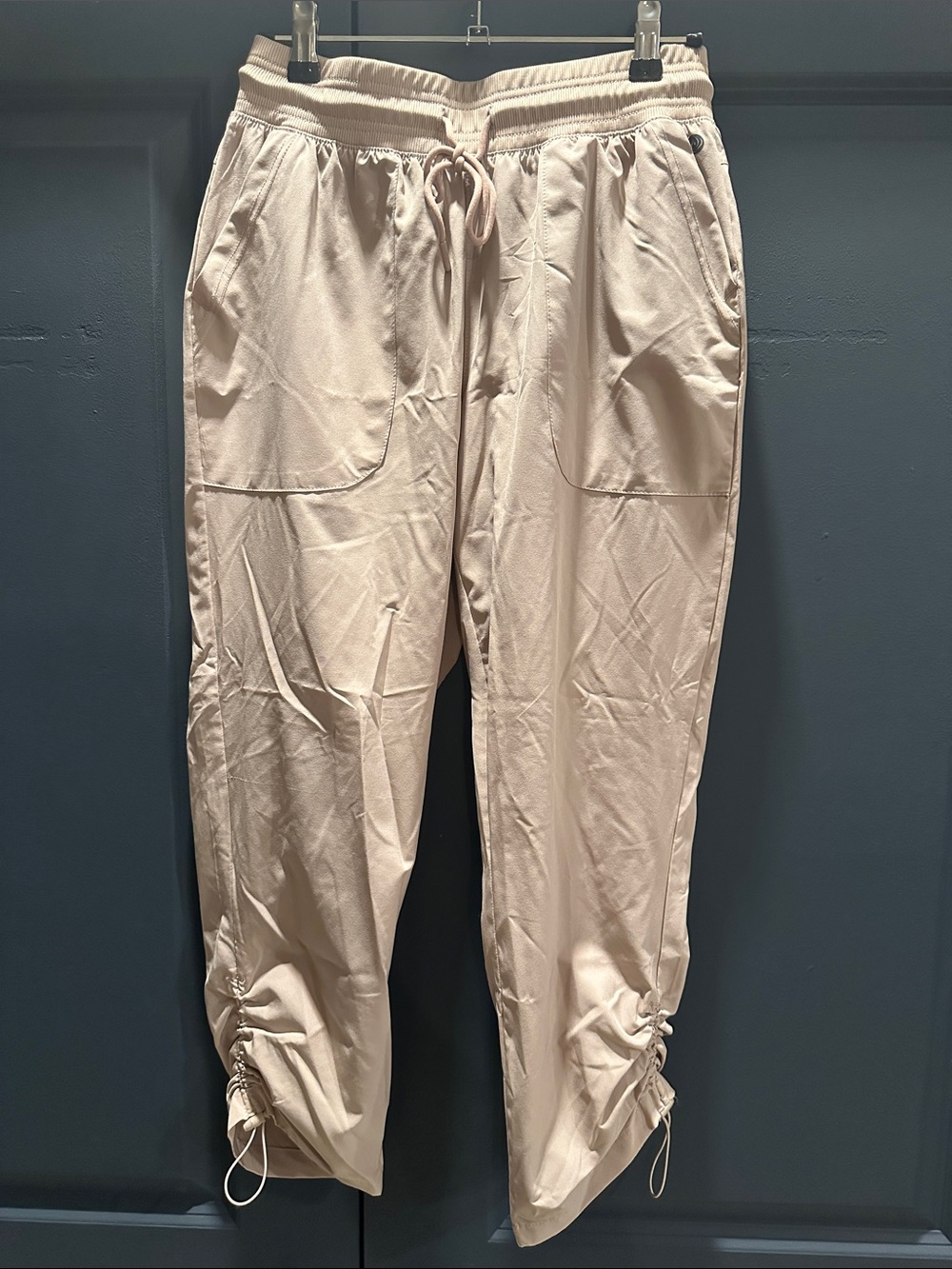 Apana Light Cream Drawstring Jogger Pants